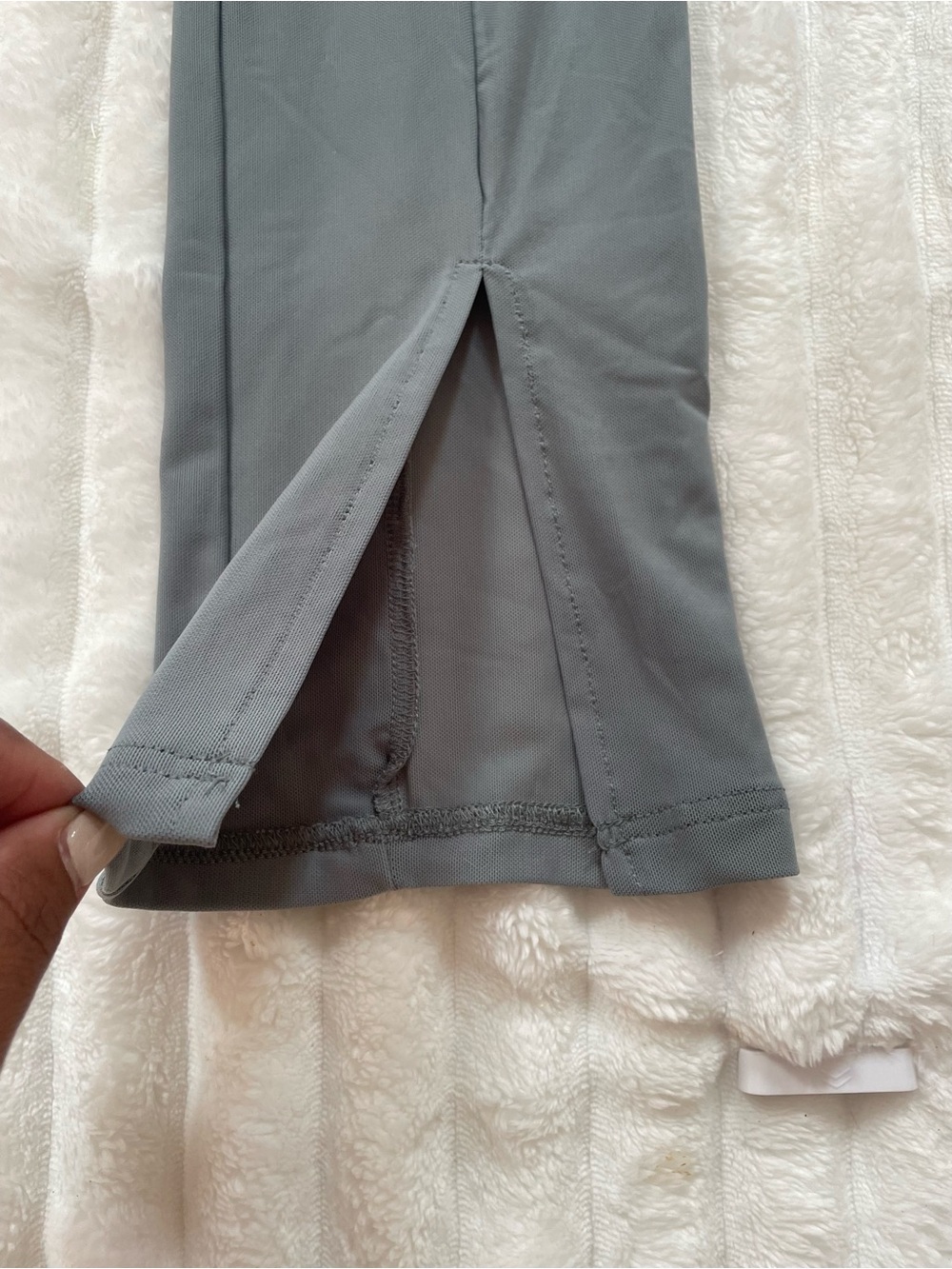 Ruve Women's Gray Slim Performance Chinos - Picture 5 of 14